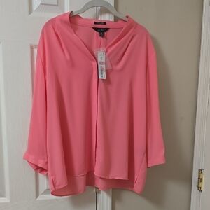 Investments Bright Pink Blouse